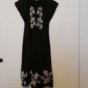 Loft embroided dress size medium